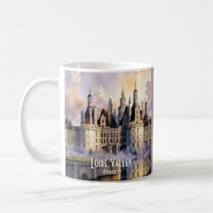 Mug Aquarelle personnalisée Château Rétro Vallée de la