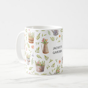 Mug Aquarelle personnalisée Jardin