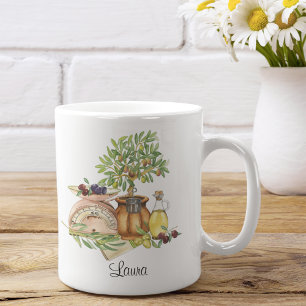 Mug Aquarelle personnalisée Russe Italien