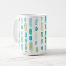 Aquarelle Plage Verre de mer Gems