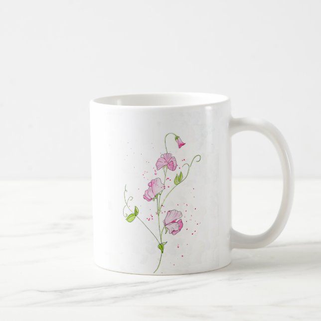 Mug Aquarelle Pois doux (Droite)