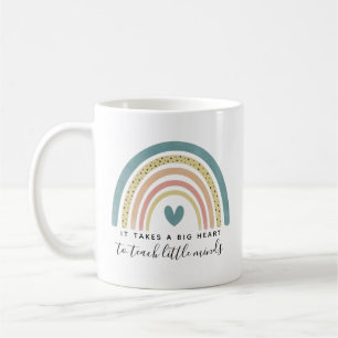 Mug Aquarelle Rainbow Appréciation de l'enseignant