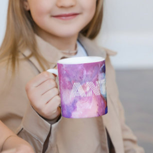 Mug Aquarelle Rainbow Whimsable Nom personnalisable
