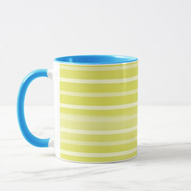 Mug aquarelle rayée (Gauche)