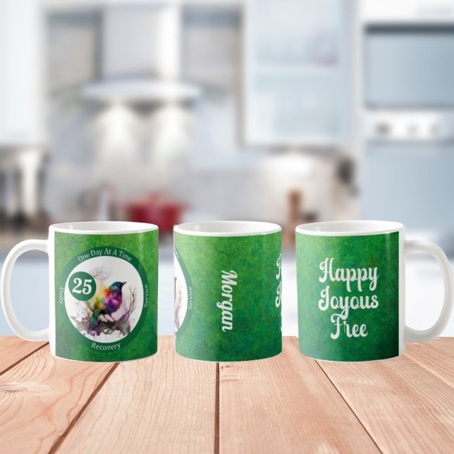 Mug Aquarelle Récupération des oiseaux Jalons Cadeau (Créateur téléchargé)