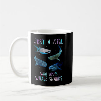 Mug Aquarelle Requin Océan Juste Une Fille Qui Aime La