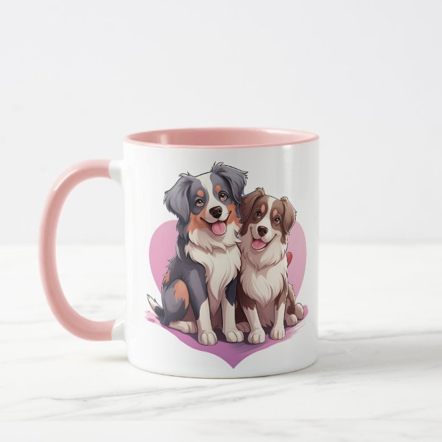 Mug Aquarelle romantique Art espagnol (Gauche)