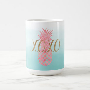 Mug Aquarelle rose Aiguille tropicale