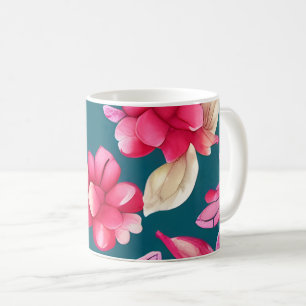 Mug Aquarelle rose pastel Floral
