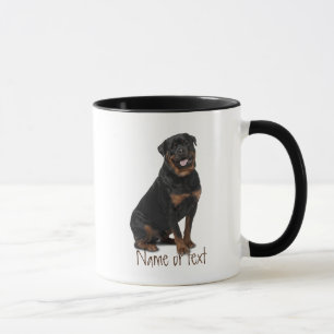 Mug Aquarelle Rotweiller chien animal de compagnie Mus