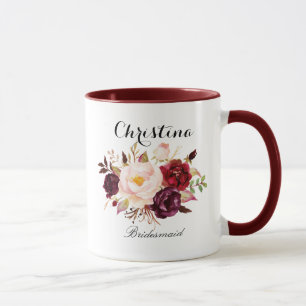 Mug Aquarelle rustique Florale