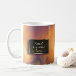 Mug Aquarelle Sunset Sky Yoga Instructeur de médiation