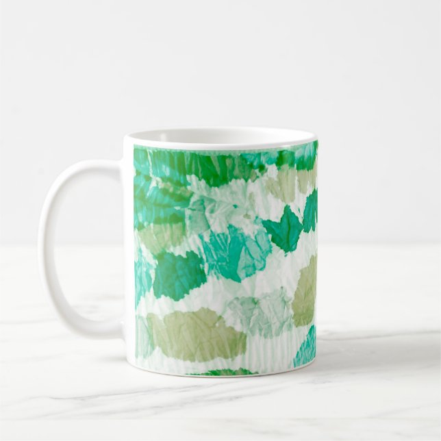 Mug Aquarelle Texture. Frotte. Abstrait Splash. Cravat (Gauche)