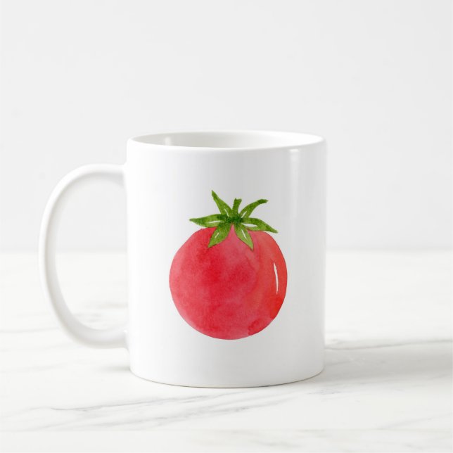 Mug Aquarelle Tomate (Gauche)
