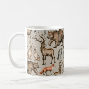 Mug Aquarelle transparente motif avec animosité de for