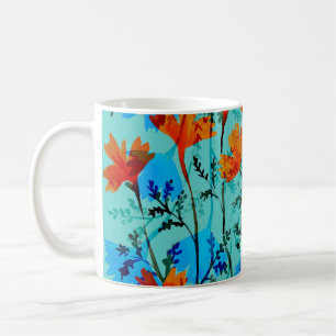 Mug Aquarelle transparente motif avec dessiné à la mai