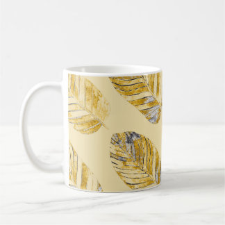 Mug Aquarelle Tropical Feuille moderne Motif