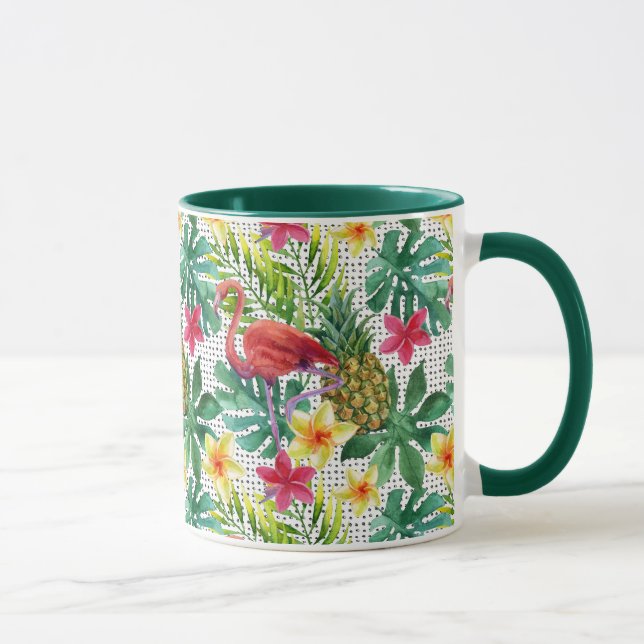 Mug Aquarelle tropicale (Droite)