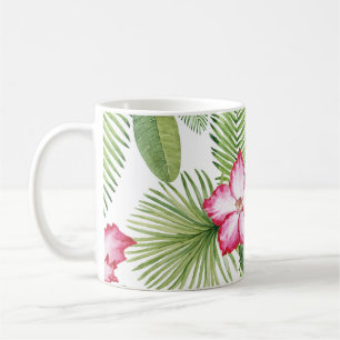 Mug Aquarelle tropicale : Motif sans couture