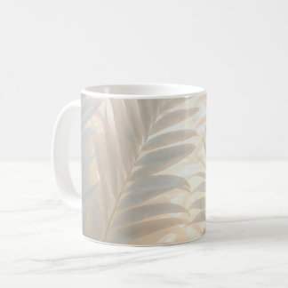 Mug Aquarelle tropicale relaxante, feuilles de palmier