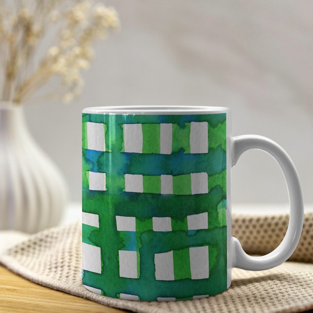 Mug Aquarelle - vert (Créateur téléchargé)