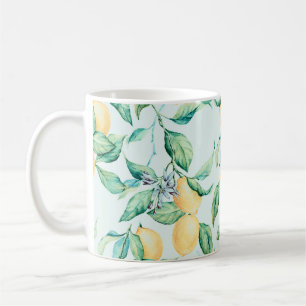 Mug Aquarelle verte citron : Romance sans couture