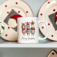 Aquarelle vintage Animaux de Noël