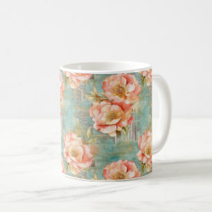 Mug Aquarelle vintage Floral Abstrait Motif (18)