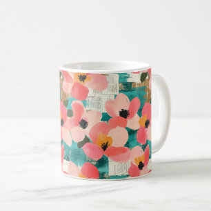 Mug Aquarelle vintage Floral Abstrait Motif (4)