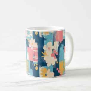 Mug Aquarelle vintage Floral Abstrait Motif (5)