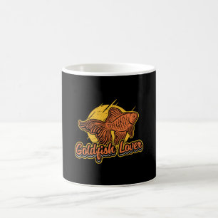 Mug Aquarium Lover de poisson d'or Vintage Retro Poiss