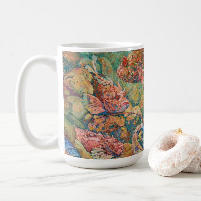 Mug Aquarium | Theo van Rysselberghe (Avec donut)