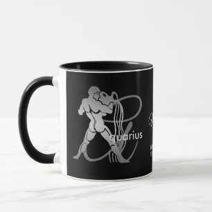 Mug Aquarius ♒ porteur d'eau - Panneau Zodiaque