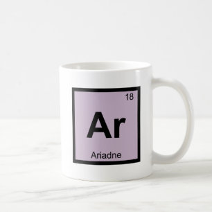 Mug Ar - Ariane Chimie Grecque Symbole du Tableau Péri