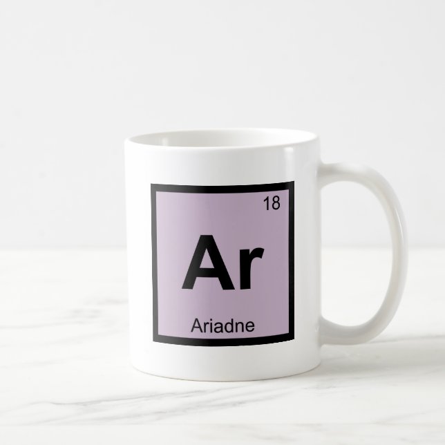Mug Ar - Ariane Chimie Grecque Symbole du Tableau Péri (Droite)