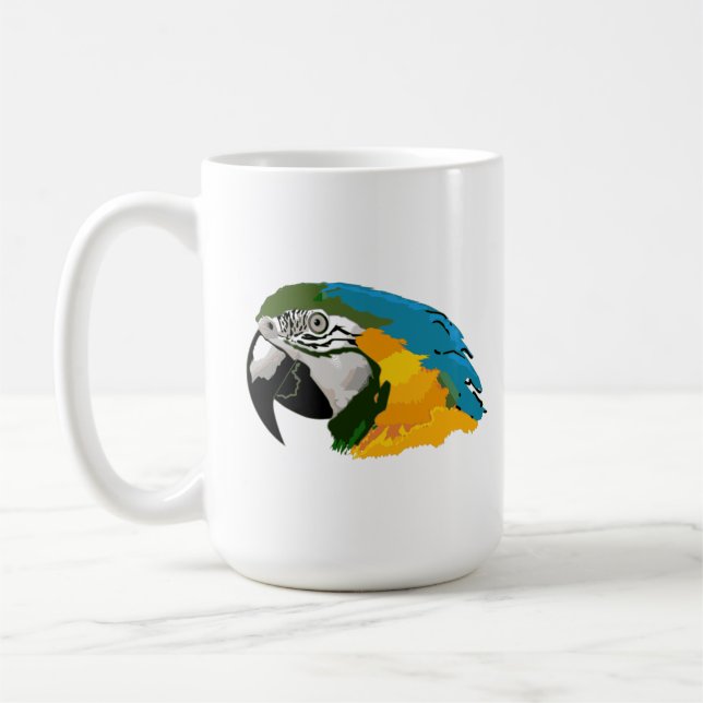 Mug Ara Macao Coloré (Gauche)