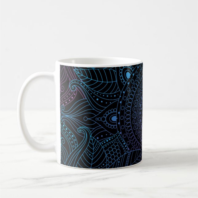Mug Arabesque Bliss : Magie Mandala orientale (Gauche)