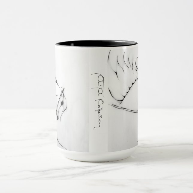 Mug "Arabian Horse" par Adelia Audi (Centre)