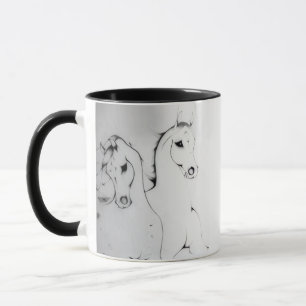 Mug "Arabian Horse" par Adelia Audi