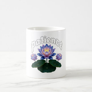Mug Arabic Calligraphy Sabr Patience - Zen Lotus Flowe