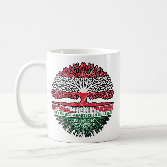 Mug Arabie Saoudite-arabisch Österreich (Gauche)