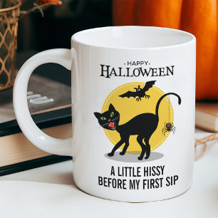 Mug Araignée Chat Noir Épouvantable Halloween