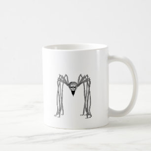 Mug araignée . noir et blanc