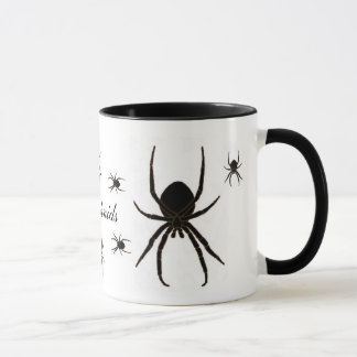Mug Araignée noire, Arachnides