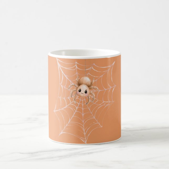 Mug Araignée orange sur toile (Centre)