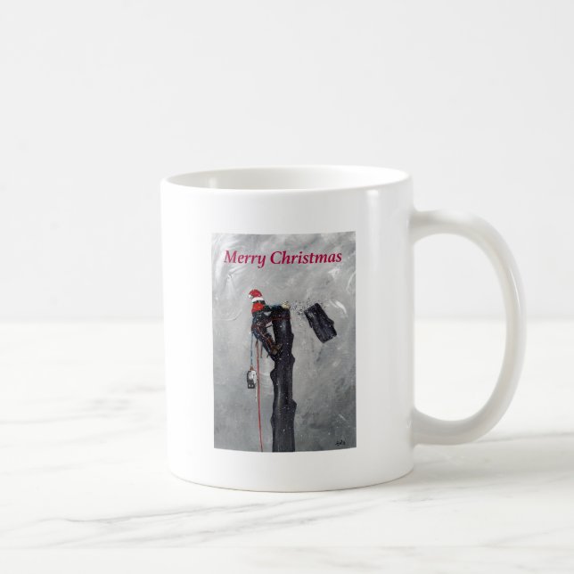 Mug Arborist tree surgeon christmas card card (Droite)