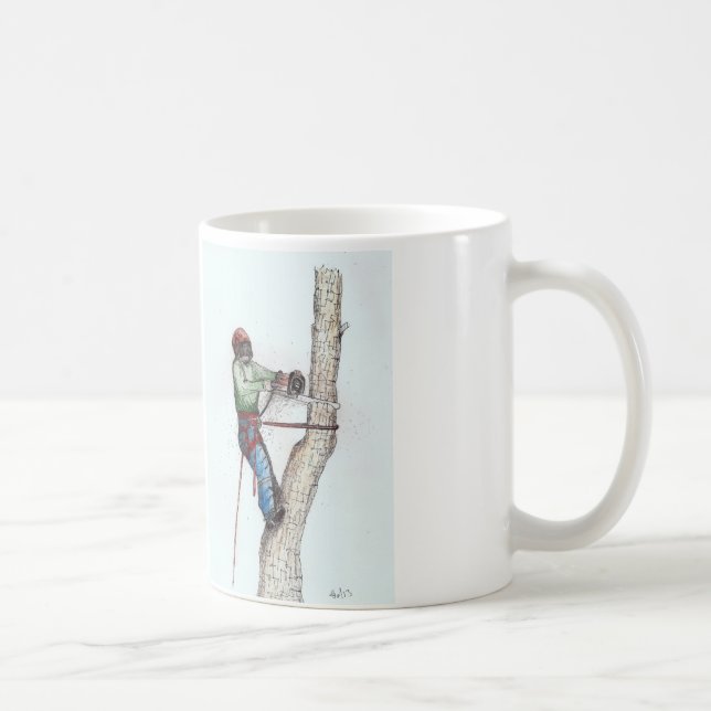 Mug Arboriste Arbre Chirurgien Noël présent Noël (Droite)