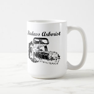 Mug Arboriste de Badass - tronçonneuse