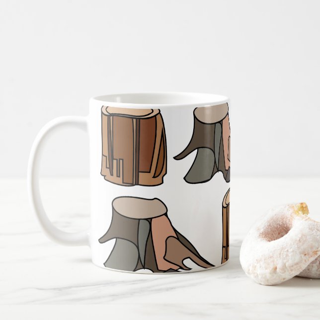 Mug Arboriste de souche d'arbre Chirurgien d'arbre (Avec donut)