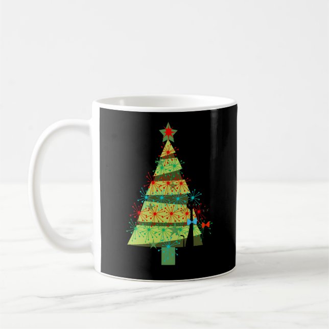 Mug Arbre à chat moderne du milieu du siècle (Gauche)